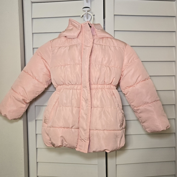 SHEIN Light Pink Kids Puffer Coat Size 5Y - Picture 2 of 11